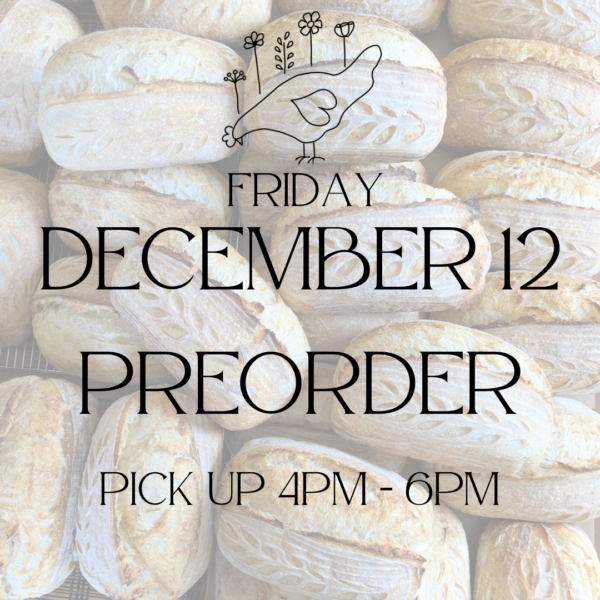 Friday December 12 Bake